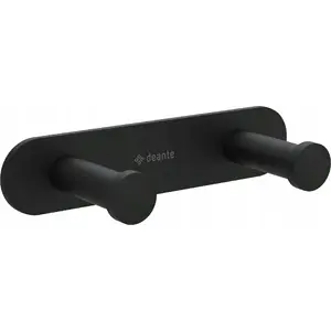 Double Hook for Rail deante ADJ N12L — wall-mounted rail accessory