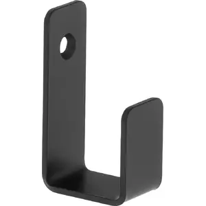 Wall hook deante ADM_N111 single 2 cm black — 1-hook wall hanger