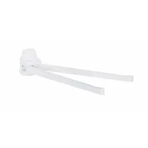 Wall-mounted towel holder Wenko 17938100 — 430×80×110 mm, white