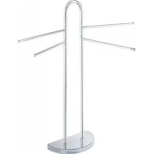 Home Decoration chromed stand, model twm_532090 by Dekoracja domu