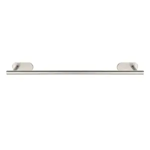 Wall-mounted towel holder WENKO Uno Orea – stainless steel, 600×70×45 mm