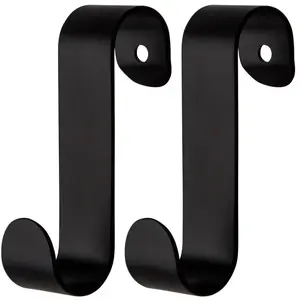 Hangers for towel radiator TVS K19SORT Ø19 mm black