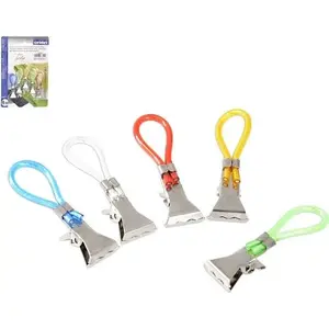 Towel and Cloth Clips ORION KAT03201 — set of 5 universal hooks for hanging towels and kitchen cloths