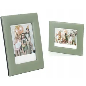 Подставка-рамка для полароидных мгновенных фотографий, LoveInstant — подходит для Polaroid 600, Fujifilm Instax Wide, 300/400, зелёная