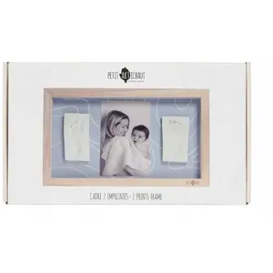 Фоторамка Home&Styling Collection — для двух отпечатков рук/ножек и фотографии, нейтральный дизайн