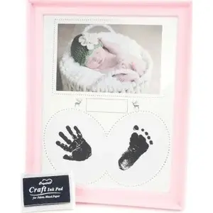 Photo frame FANDY Step 02 2 pink — decorative tabletop/frame for 2 photos