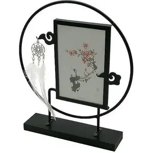 Photo frame with dreamcatcher motif Adar — decorative wall or tabletop frame