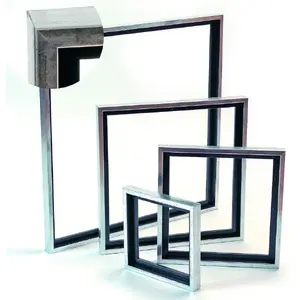 Photo frame SMARTMAX Svæveramme wooden antique-silverlook 50x50 cm