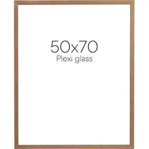 Photo frame focus Soul Oak veneer 50x70 cm with plexiglass by focus
