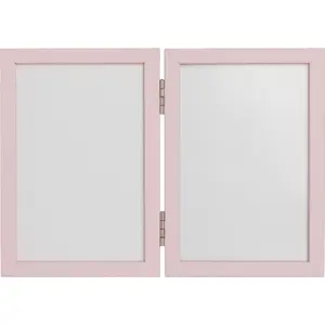 Photo frame No name TINY-MEMORIES-RAMKA Z GLINKĄ-RÓŻOWA – decorative tabletop frame, pink