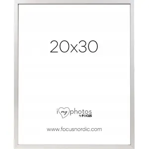 Photo frame focus Soul White 20x30 by focus — tabletop/wall-mount, white finish