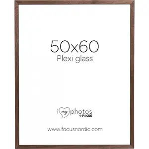 Photo frame Focus Soul by focus, walnut veneer, 50×60 cm, plexi front