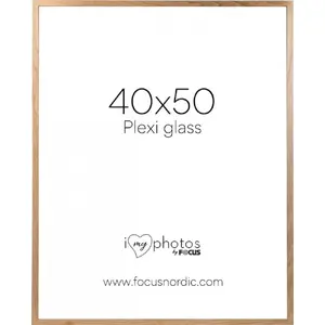 Photo frame focus Soul Oak veneer 40x50 cm with plexiglass, focus brand