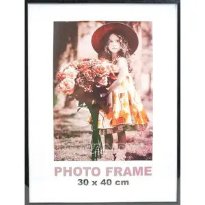 Photo frame FANDY Simple 30×40 cm black — wall and tabletop picture frame