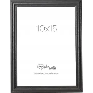 Photo frame focus Tango Wood Steel 10x15 cm by focus — wooden and metal mix, portrait size