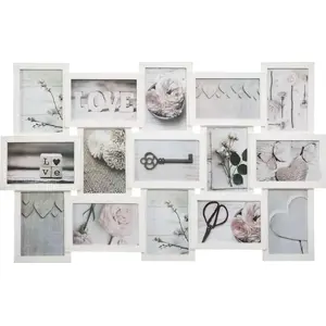 Photo frame ATMOSPHERA Julie White — wall frame for 15 photos