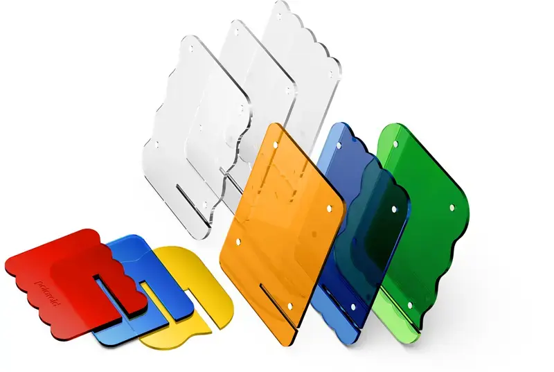 POLAROID Coloured Acrylic Photo Frames 3 Pack Photo 2