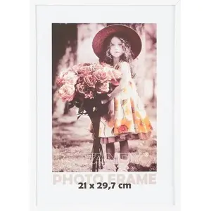 Photo frame FANDY Simple 21×29.7 cm white — A4 portrait frame