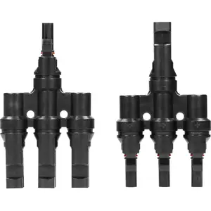 ORNO PV splitter 3x MC4 T-type for photovoltaic panels, 3-branch MC4 connector