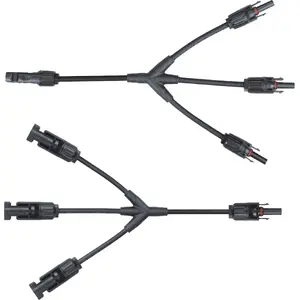 PV MC4 Y-Branch Connector ORNO aw_890647 — 3x MC4 solar panel splitter