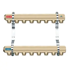 Manifold / Distribution Block FERRO RPN12 12-way 1" with nipples