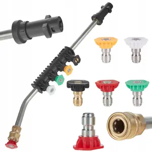 Pressure washer lance GEKO bent 15° with set of 5 nozzles (100)