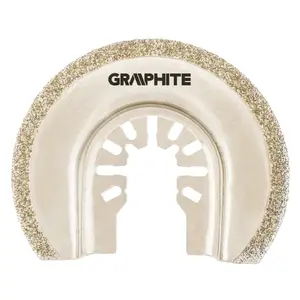 Cutting Disc GRAPHITE 56H063 HCS semicircular 65 mm with electroplated diamond coating for ceramics