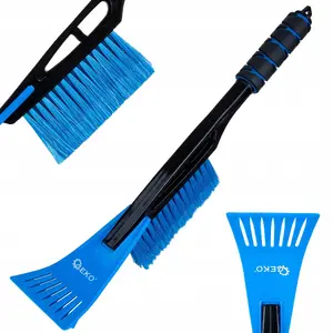Snow brush with scraper GEKO 44 cm — car snow removal brush with integrated ice scraper
