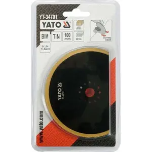 Полотно для сабельной пилы YATO YT-34701 BIM-TIN ширина 100 мм