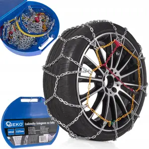 Snow chains for wheels GEKO KN140, link thickness 3.5/12 mm, set of 5