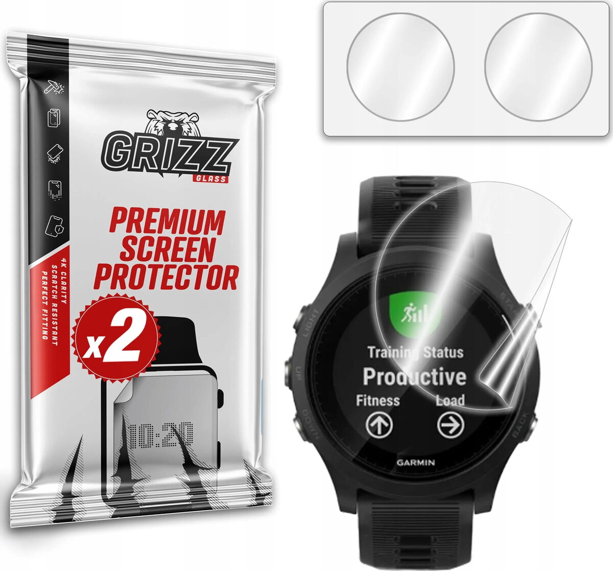 Aizsargplēve GrizzGlass CeramicFilm priekš Garmin Forerunner