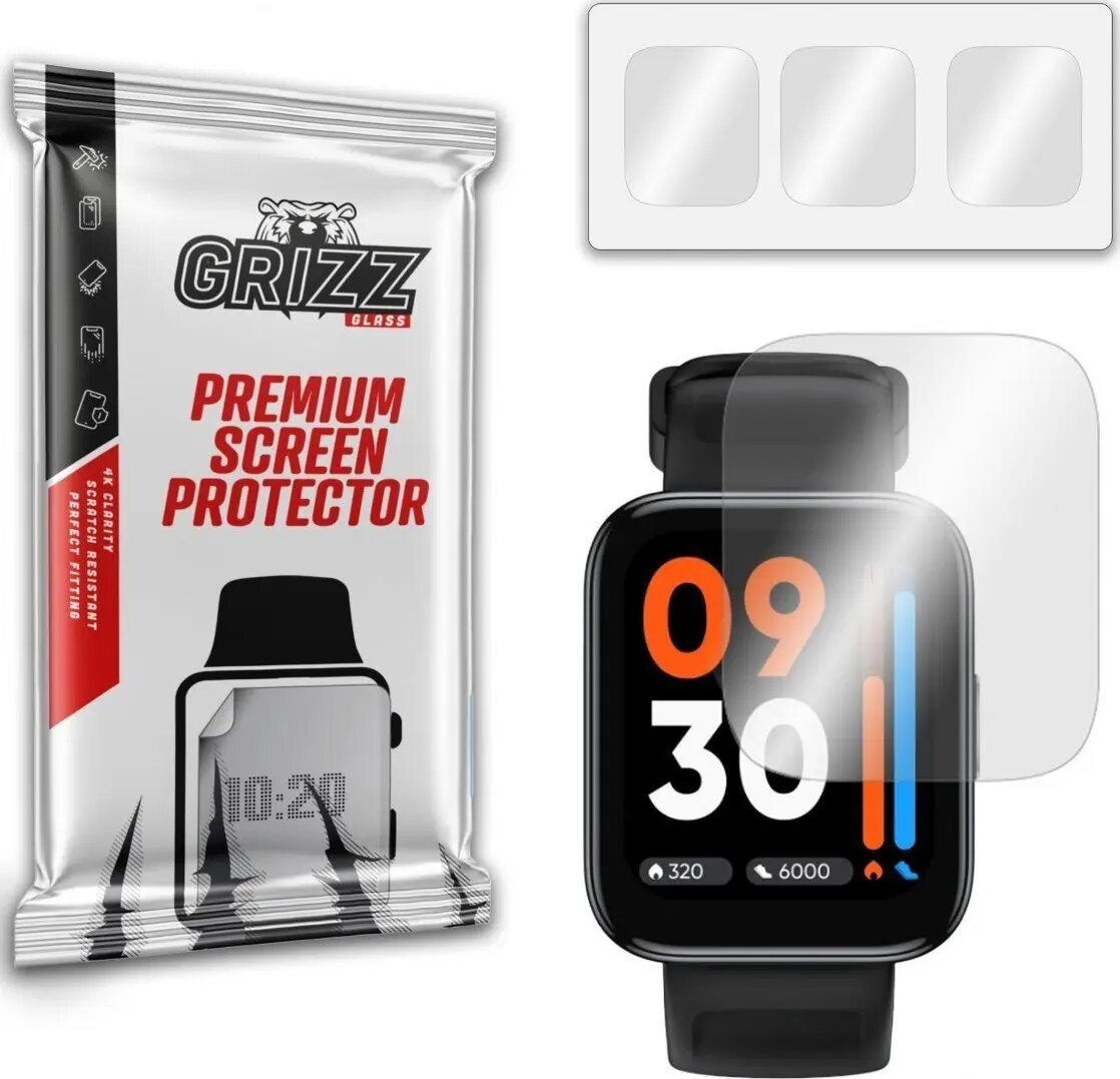 Aizsargplēve GrizzGlass hidroželei Realme Watch 3
