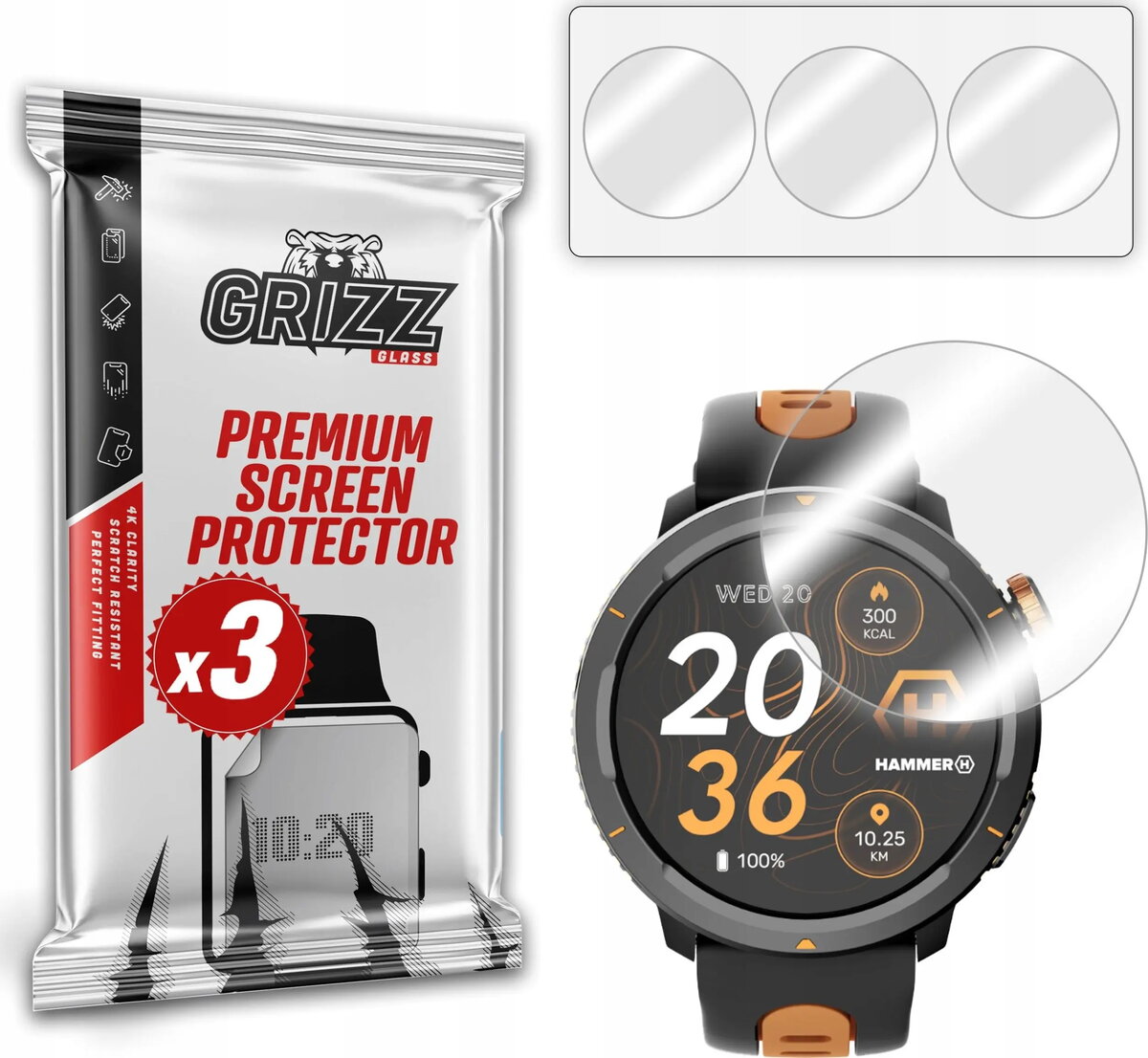 Hidrogelas plēve GrizzGlass Hydrofilm priekš Hammer