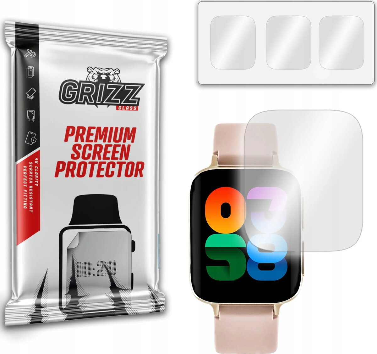Aizsargplēve GrizzGlass Hydrofilm priekš Watchmark Smartone
