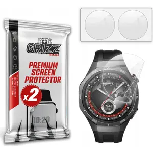 Tempered Ceramic Screen Film GrizzGlass CeramicFilm for Huawei Watch GT 5 Pro 42mm