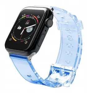 Hurtel silikona siksniņa Apple Watch 42/44 mm — zila