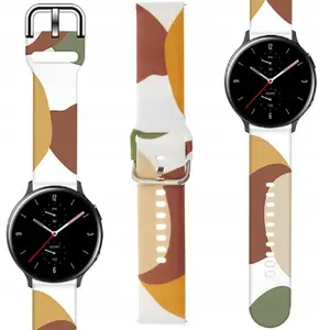 Ремешок Hurtel Pasek Strap Moro для Samsung Galaxy Watch 40–44 мм, силиконовый камуфляж (модель 4)