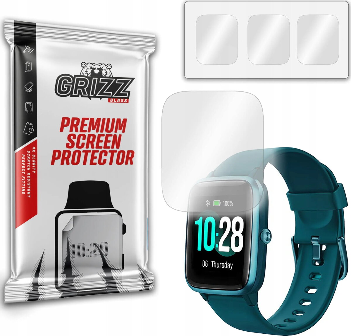Aizsargplēve GrizzGlass Hydrofilm priekš Ulefone Watch
