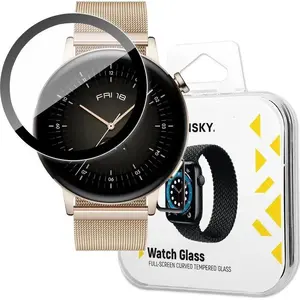 Защитное стекло Wozinsky для Huawei Watch GT 3 46 мм — гибридное, чёрное