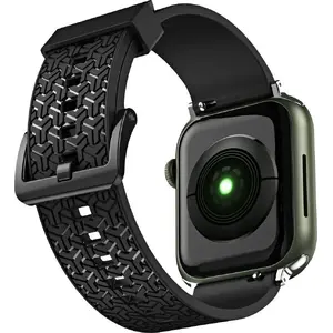 Ремешок Hurtel для Watch 7/6/5/4/3/2/SE (41/40/38 мм) — черный