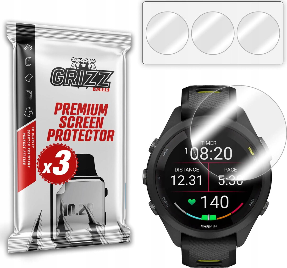 Hidrogēla plēve GrizzGlass Hydrofilm priekš Garmin