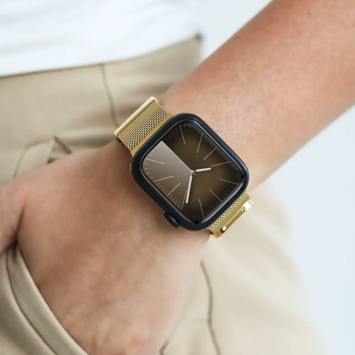 Ремешок vonmählen Milanese Loop 2 — золотая нержавеющая сталь Photo 3