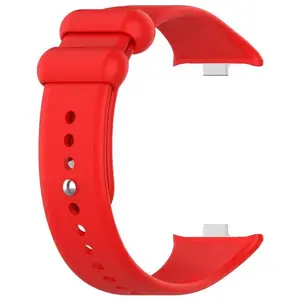 Silicone Strap for Mi Band 8 Pro / M8 Pro (7) by Hello Case, Red