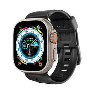 Band for Smartwatch Spigen AMP07105 — Black TPU, Width 35.5 mm, Length 136.6 mm, Depth 10.6 mm