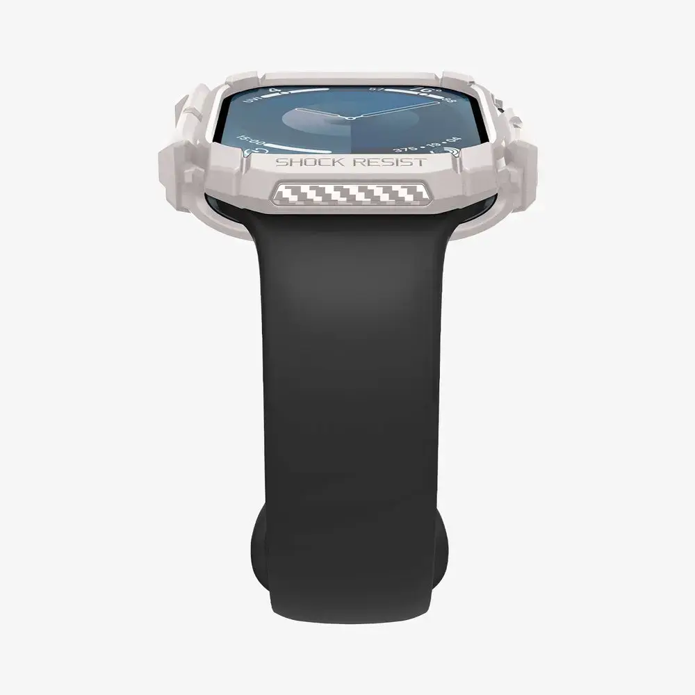 Spigen Rugged Armor viedpulksteņa vāciņš bēšs Photo 7