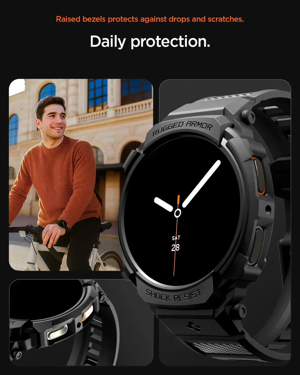 Spigen Rugged Armor Pro vāciņš un siksniņa Watch 8 (40 mm) Photo 15