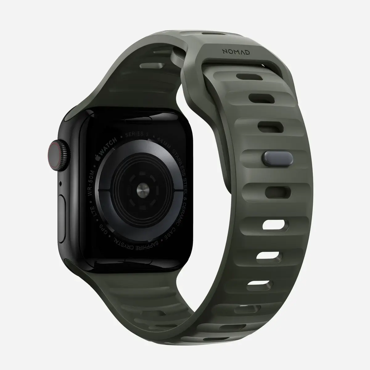 Nomad Sport Band Green Rubber — 21,5 mm siksniņa Photo 2