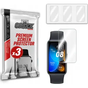Aizsargplēve GrizzGlass Hydrofilm priekš Huawei Band 8 — hidrogēla aizsargājoša plēve
