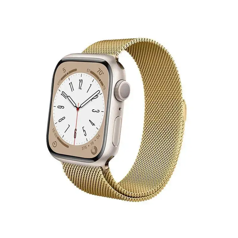 Nerūsējošā tērauda siksniņa Crong Milano Steel Apple Watch 44/45/46/49 Photo 4