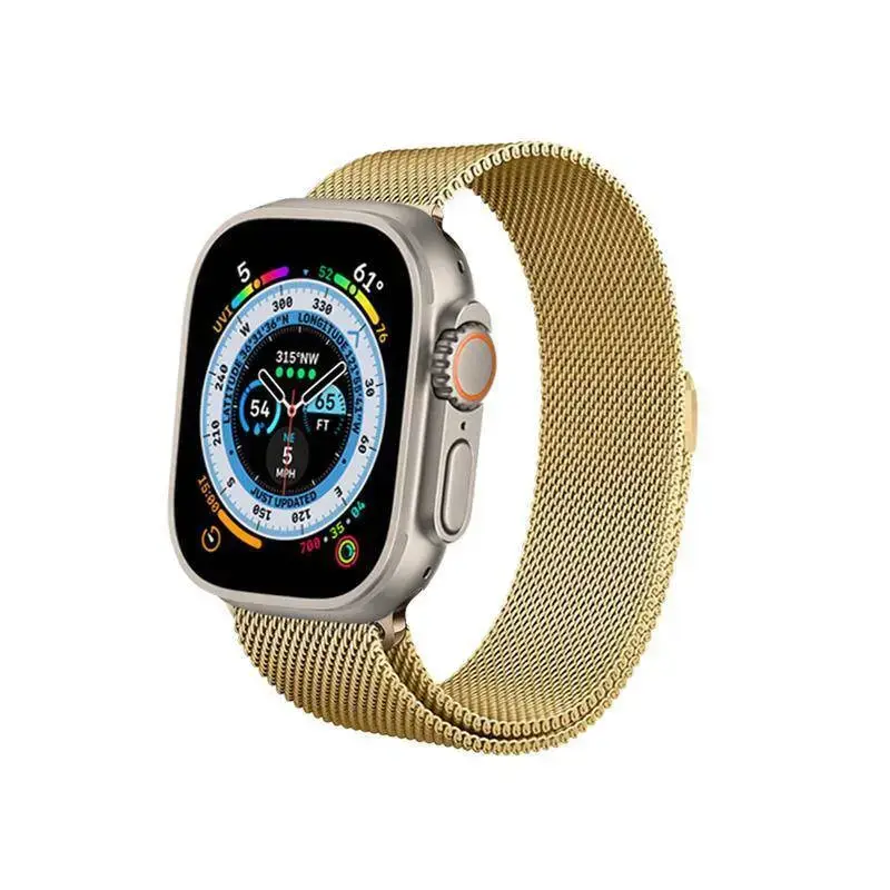Nerūsējošā tērauda siksniņa Crong Milano Steel Apple Watch 44/45/46/49 Photo 5